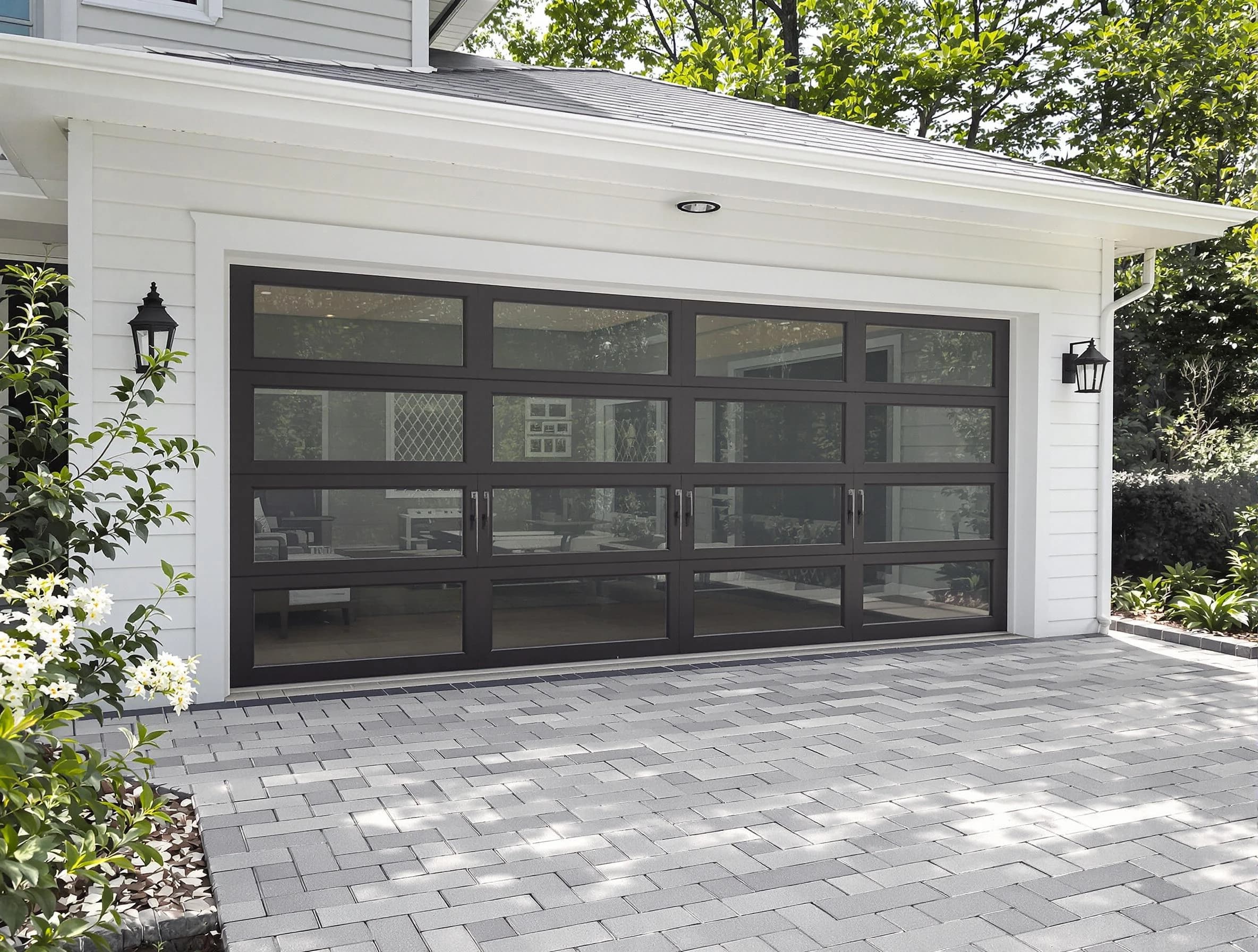 Upper St. Clair Garage Door Repair design specialist presenting custom garage door options to Upper St. Clair homeowner