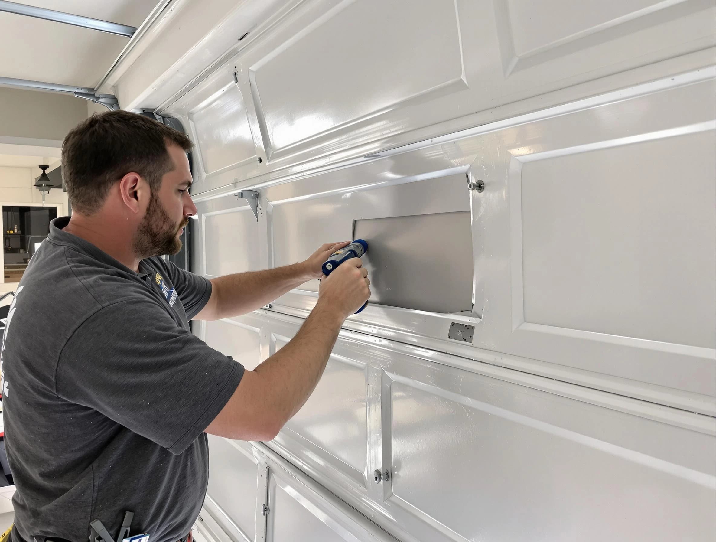 Garage door panel repair by Upper St. Clair Garage Door Repair in Upper St. Clair