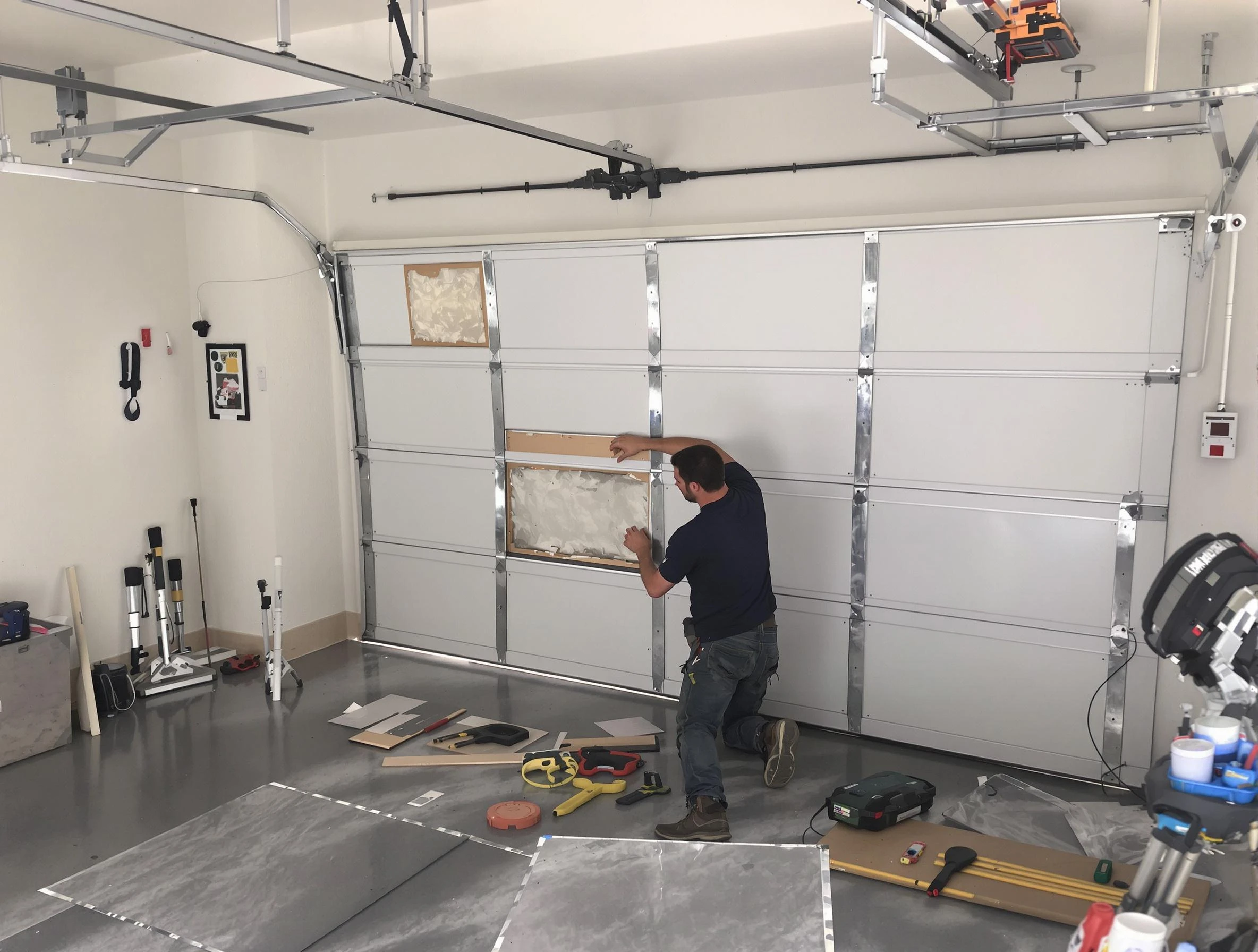 Garage Door Panel Repair in Upper St. Clair