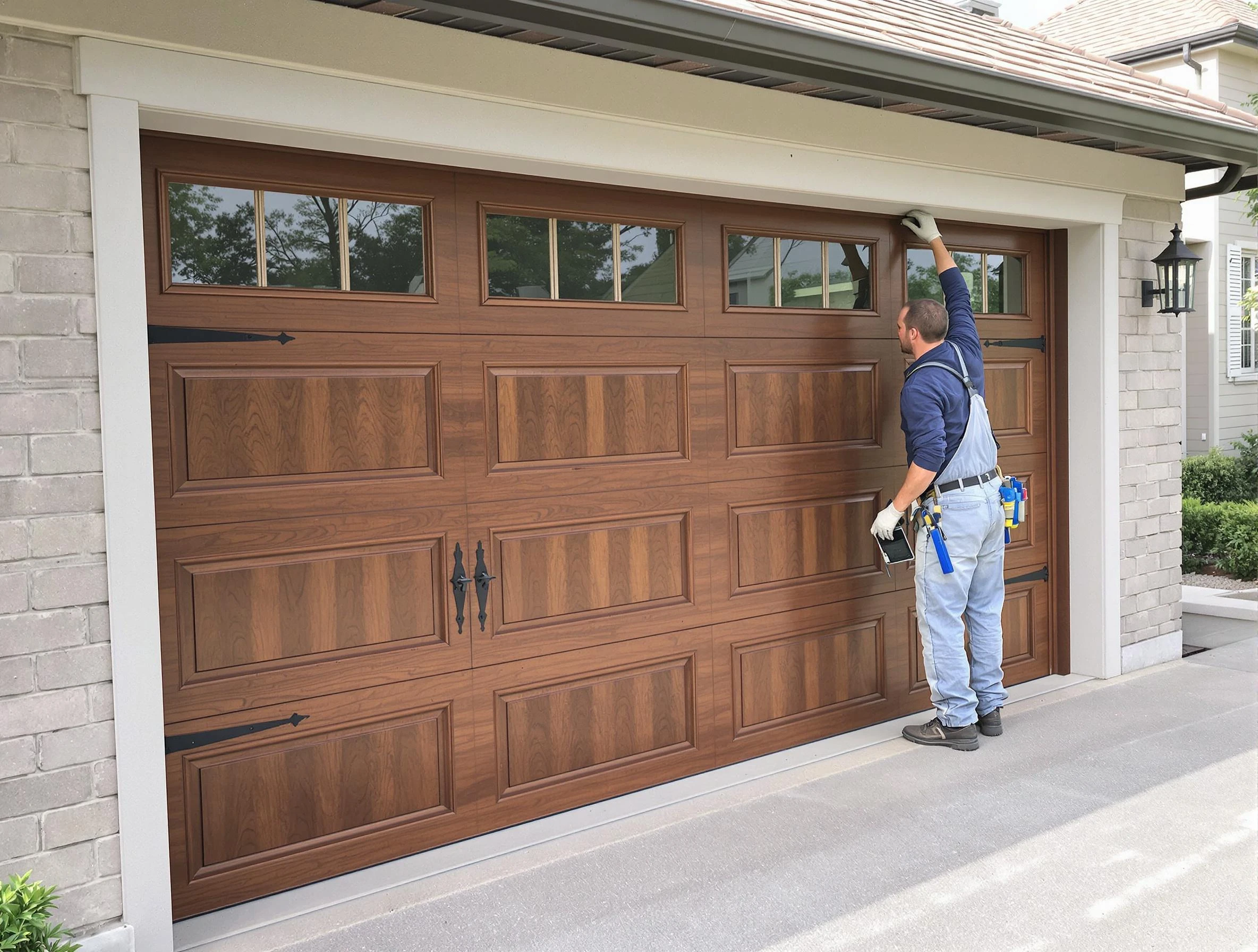 Custom garage door showcase by Upper St. Clair Garage Door Repair in Upper St. Clair