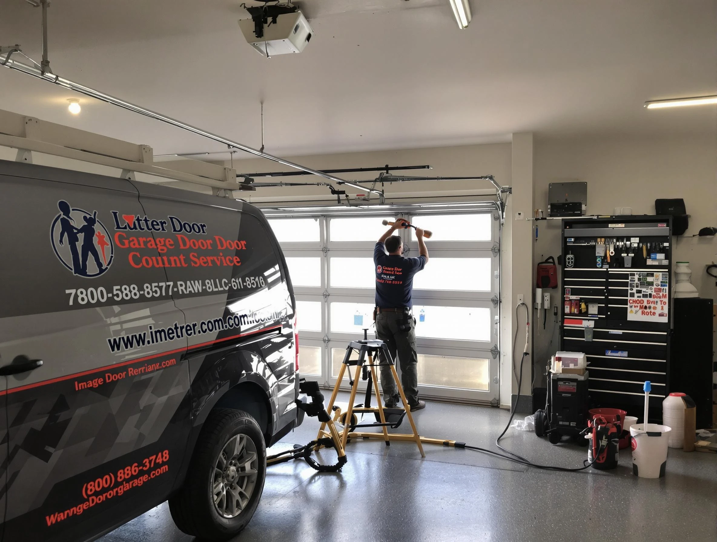 Upper St. Clair Garage Door Repair rapid response team performing same-day repair in Upper St. Clair