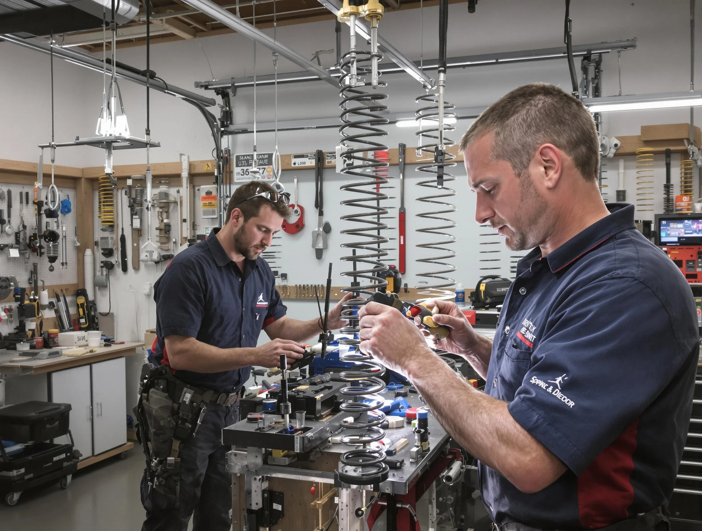 Garage door spring repair service by Upper St. Clair Garage Door Repair in Upper St. Clair